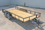 Texas Bragg 16'x83" Utility Trailer w/ Slide-In Ramps (U2) Stock #93191 - Thumbnail 1