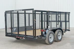 Texas Bragg 12'x83" Landscape Trailer w/ 4' Sides & 4' Gate (L2) Stock #93200 - Thumbnail 6