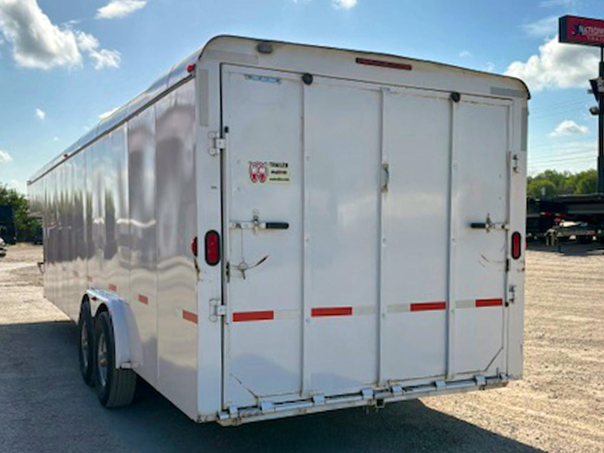 WW USED 8.5'x26' Enclosed Cargo Trailer w/ Rear Ramp Door