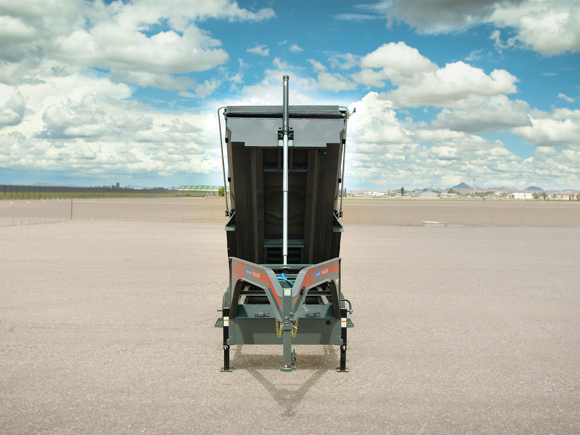 ARC Trailers 16'x83" Gooseneck Heavy-Duty Telescopic Dump Trailer w/ 3' Sides (GDH) - Stock #93217 - Image 2 of 8