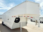 Delco 8'x24' Gooseneck Steel Cargo Trailer w/ Rear Ramp Door Stock #93218 - Thumbnail 3