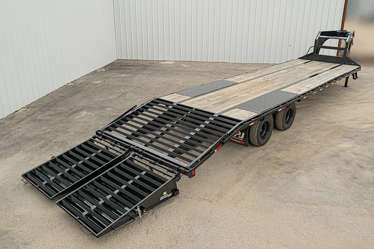 PJ Trailers 32'x102" Gooseneck Low Pro Flatbed Trailer w/ Duals (LD) - Stock #93303 - Image 26 of 28 PJ Trailers 32'x102" Gooseneck Low Pro Flatbed Trailer w/ Duals (LD) - Stock #93303 - Image 26 of 28
