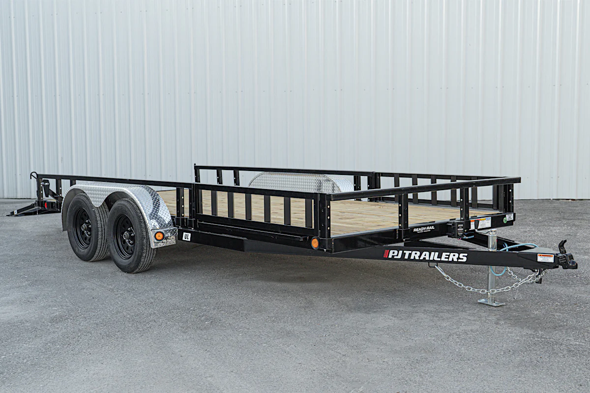 PJ Trailers 20'x83" Tandem Axle 4" Channel Utility Trailer (UL) - Stock #93307 - Image 13 of 18 PJ Trailers 20'x83" Tandem Axle 4" Channel Utility Trailer (UL) - Stock #93307 - Image 13 of 18