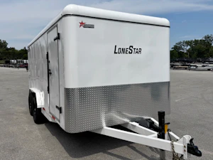 LoneStar USED 7.10'x16' 14k All-Steel Cargo Trailer