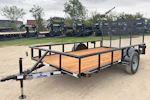 Texas Bragg 12'x77" Utility Trailer w/ 4' Gate (U2) Stock #93378 - Thumbnail 2