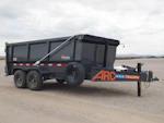 ARC Trailers 14'x83" Telescopic Dump Trailer w/ 4' Sides (BDT) Stock #93501 - Thumbnail 1