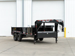 Trailmaxx 16'x83" Gooseneck Telescopic Dump w/ 2ft Sides