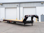 Trailmaxx 40'x102" Flatbed Trailer w/ 5ft Dovetail and Mega Ramps Stock #93508 - Thumbnail 1
