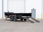 Trailmaxx 16'x83" Telescopic Dump Trailer w/ 2ft Sides Stock #93515 - Thumbnail 3