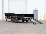 Trailmaxx 16'x83" Telescopic Dump Trailer w/ 2ft Sides Stock #93515 - Thumbnail 3