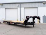 Trailmaxx 40'x102" Flatbed Trailer w/ 5ft Dovetail and Mega Ramps Stock #93518 - Thumbnail 1