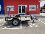 Texas Bragg USED 8'x60" Utility Trailer w/ 4' Gate Stock #94128 - Thumbnail 4